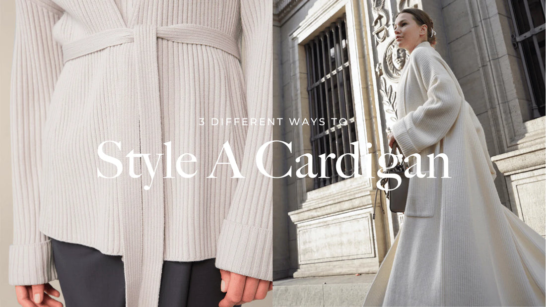 3 ways to style a Cardigan