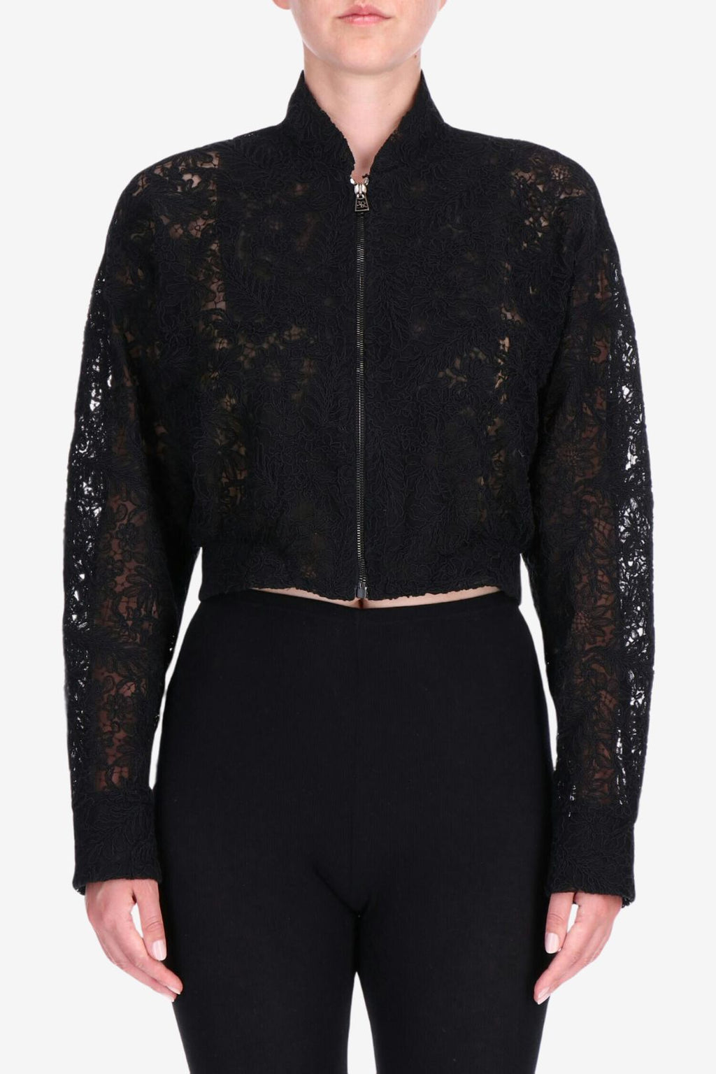 Lace Bomber Jacket