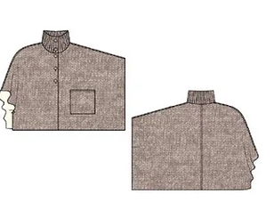 Doubleface Poncho