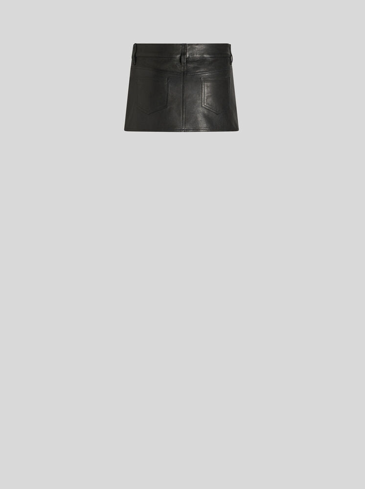 Mini Leather Skirt