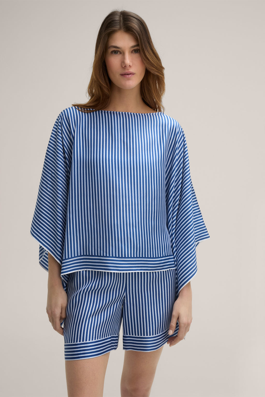 Silk Blouse with Stripes