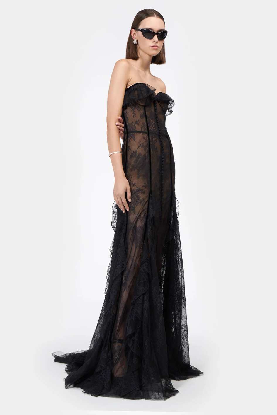 Rosaline Bustier Lace Gown