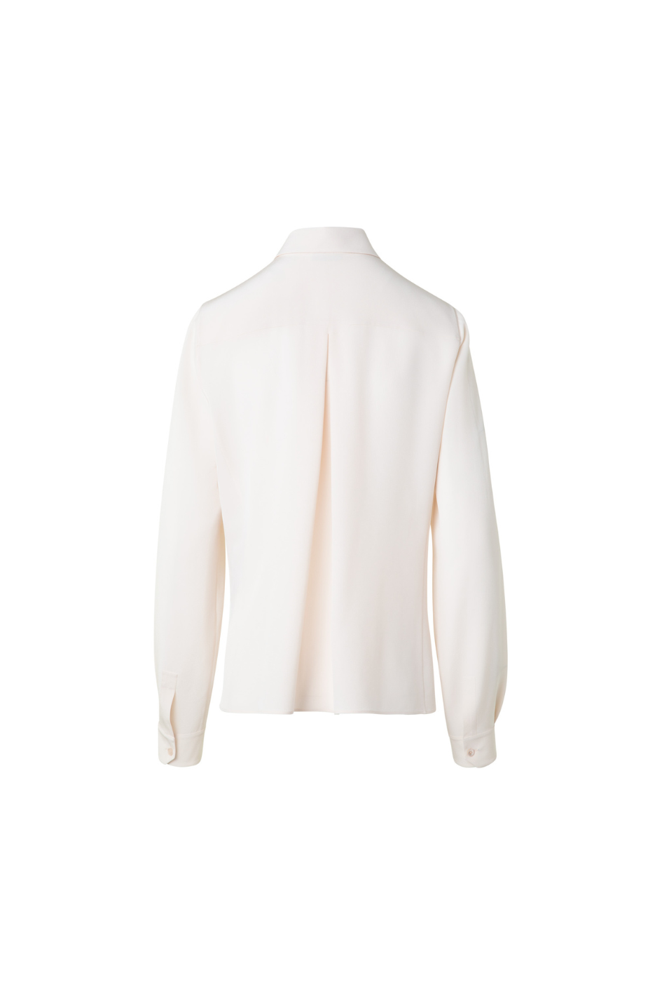 Silk Blouse with 3D Organza Detail