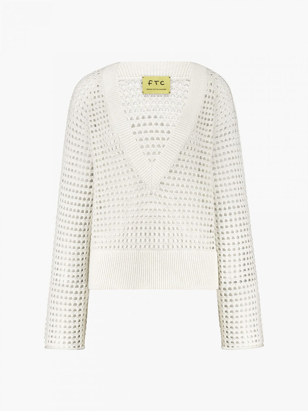 Ajour-Pullover mit Lurex
