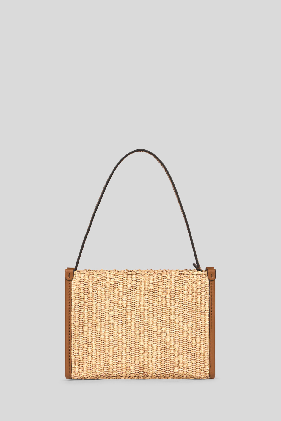 Embroidered Woven Straw Bag