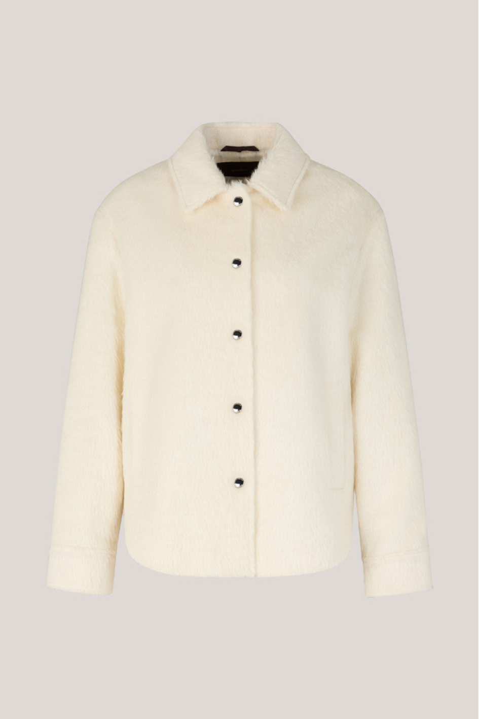 Brushed Alpaka Mix Shirt Jacket