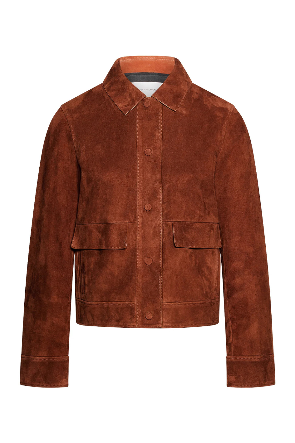 Leather Jacket with Patch Pockets