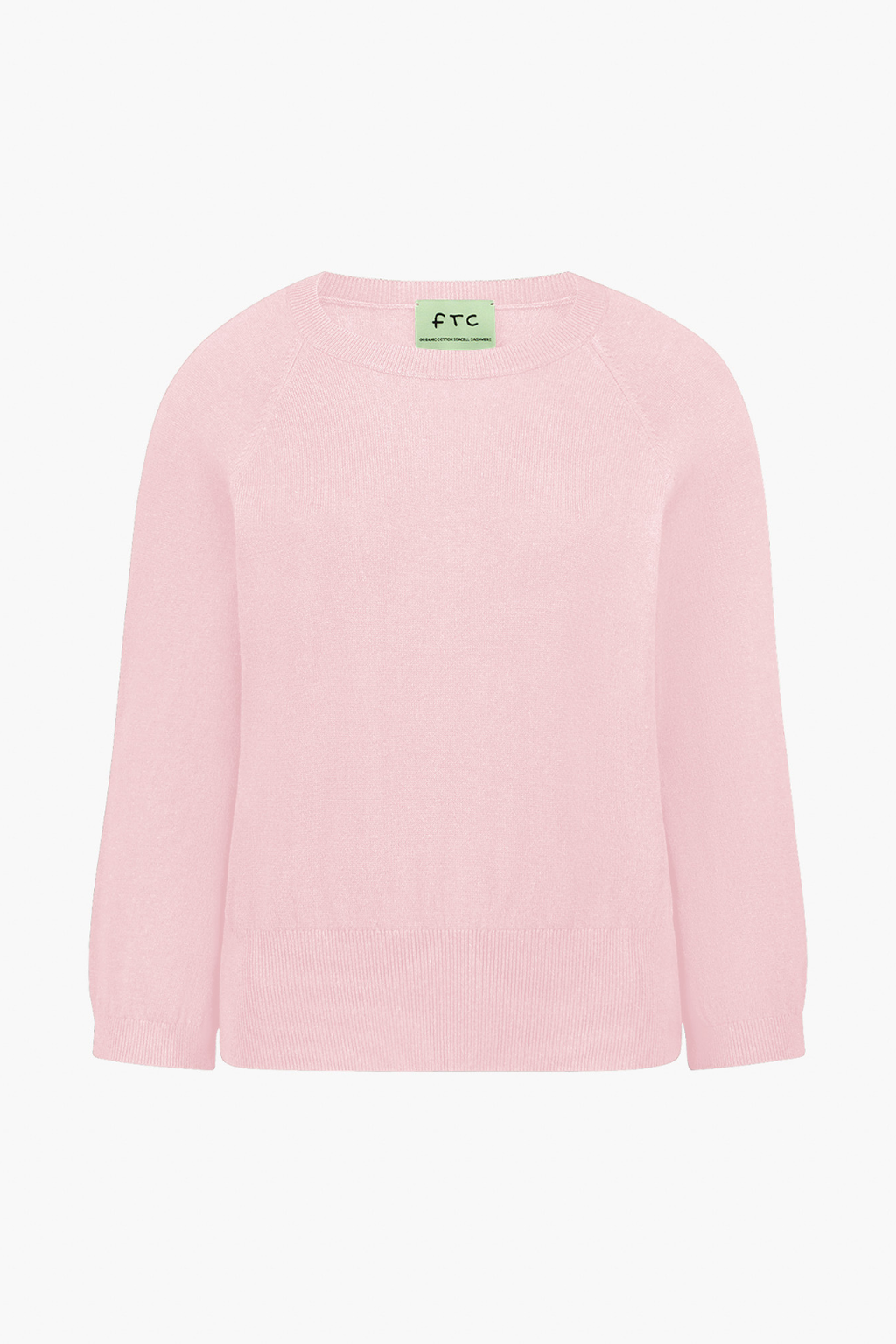 Classic Crew Neck Knit with Ribbed Cuffs