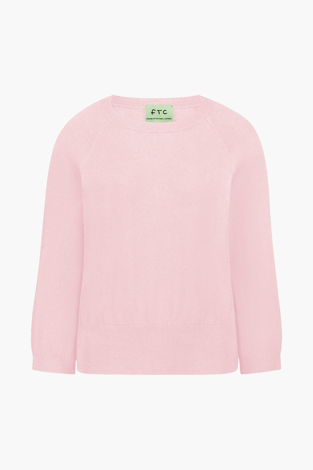 Classic Crew Neck Knit with Ribbed Cuffs