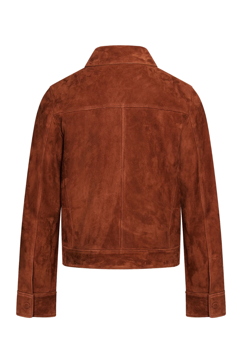 Leather Jacket with Patch Pockets