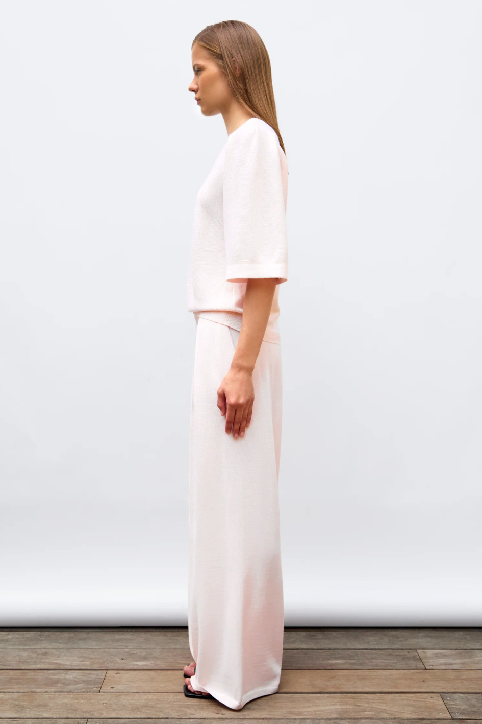 Tournesol pleated knit Top