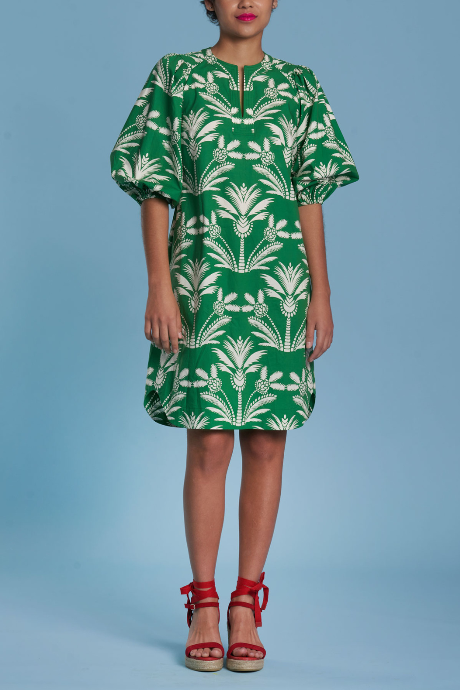 Dress with Palm Trees