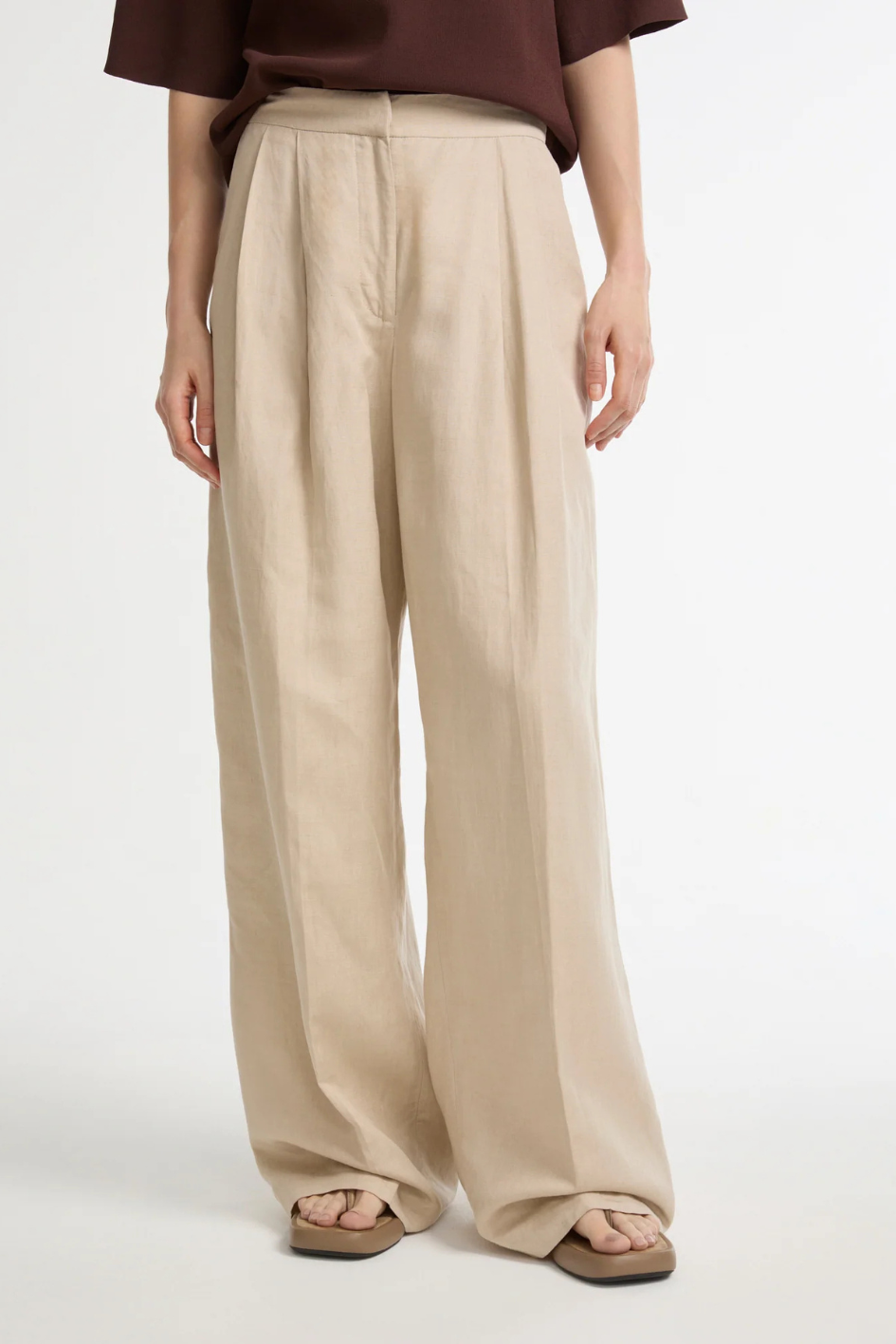 Wide Leg Linen Pants