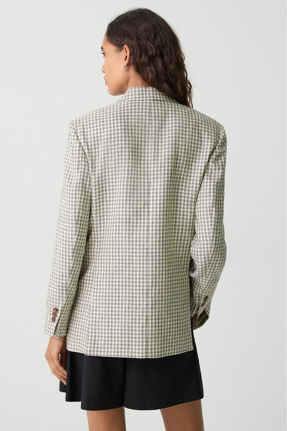 Blazer with Caro Pattern