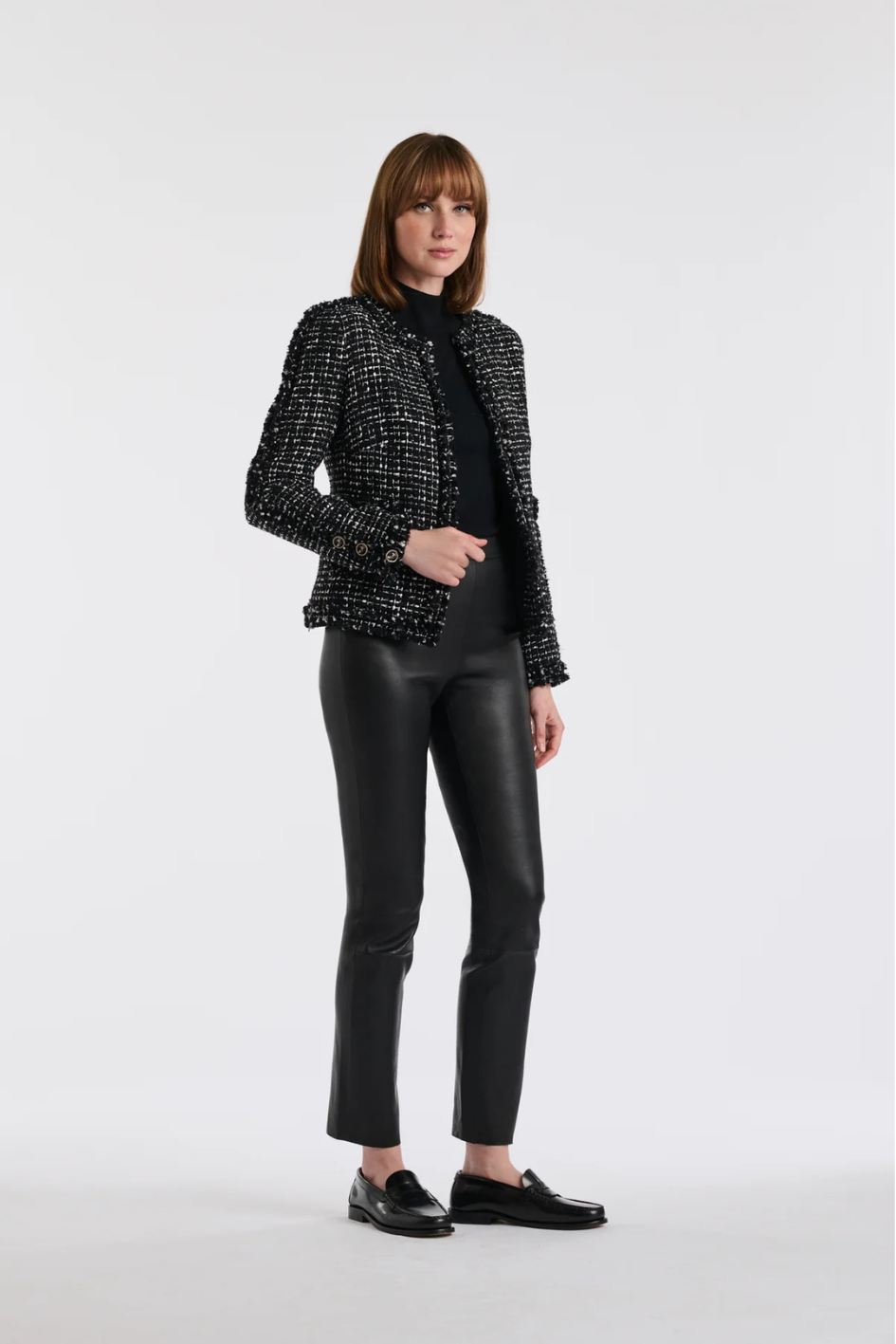 Bicolor Tweed Veste