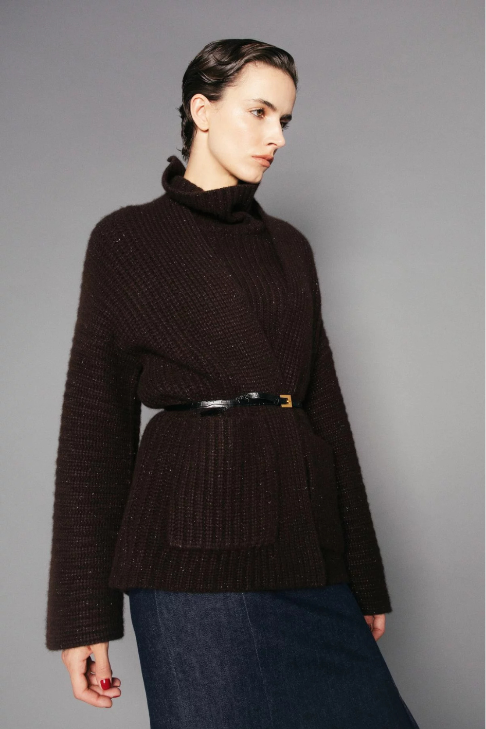 Knit Jacket with Pockets