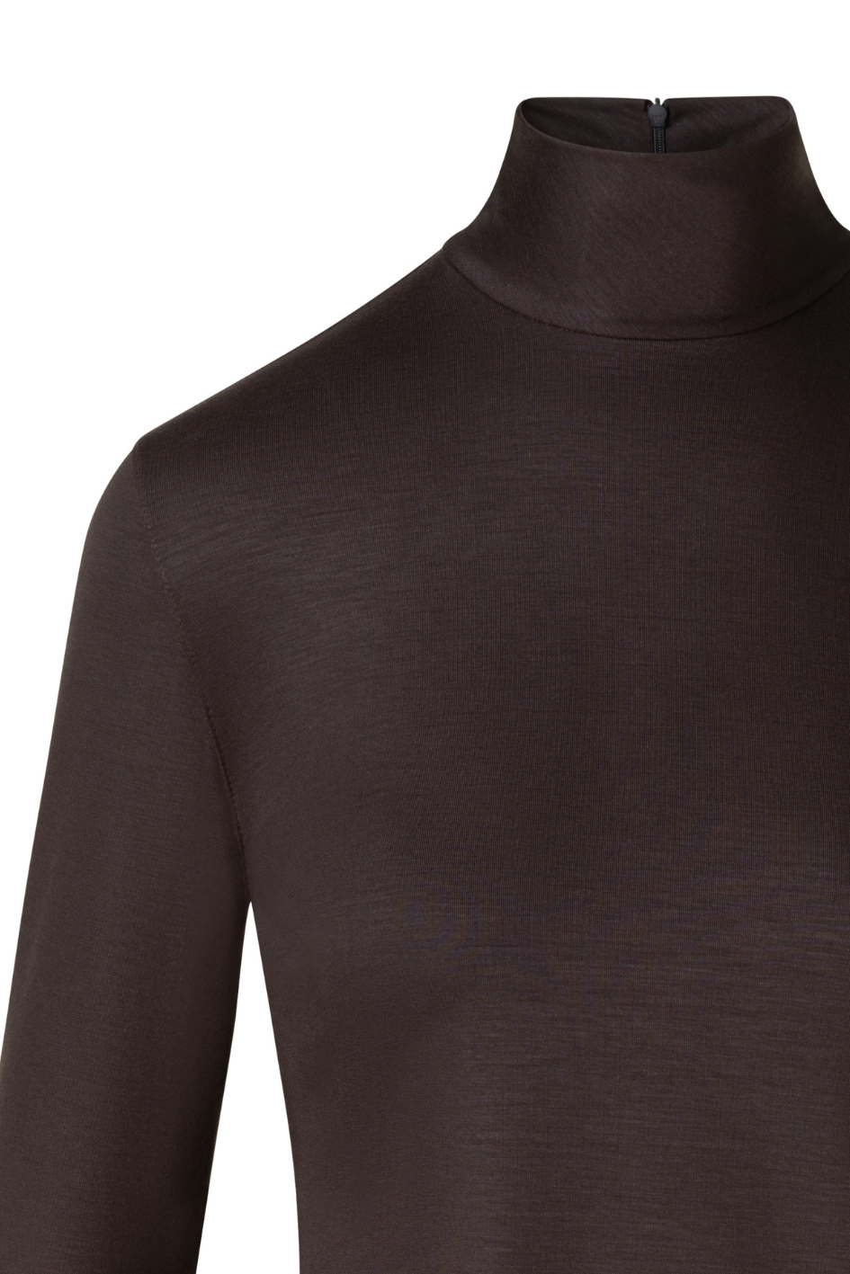 Brown Turtleneck Sweater