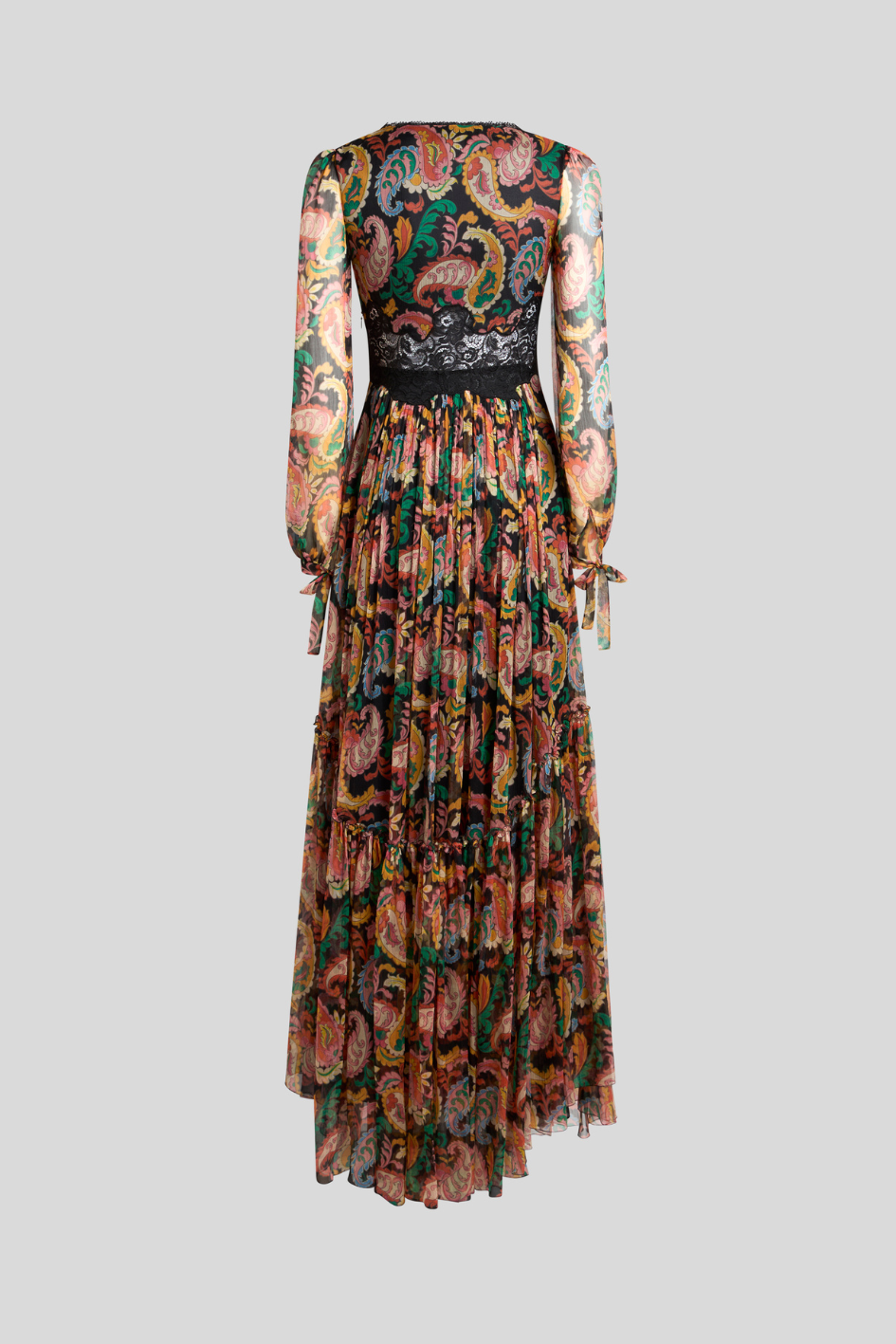 Maxi Dress with Lace Bodice