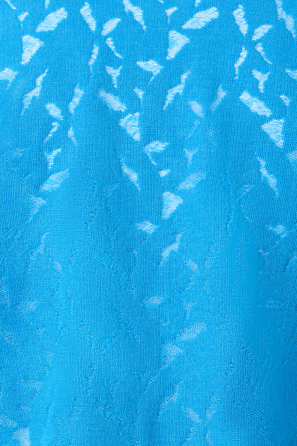 Wool Silk Intarsia Short Cardigan with V-Neck