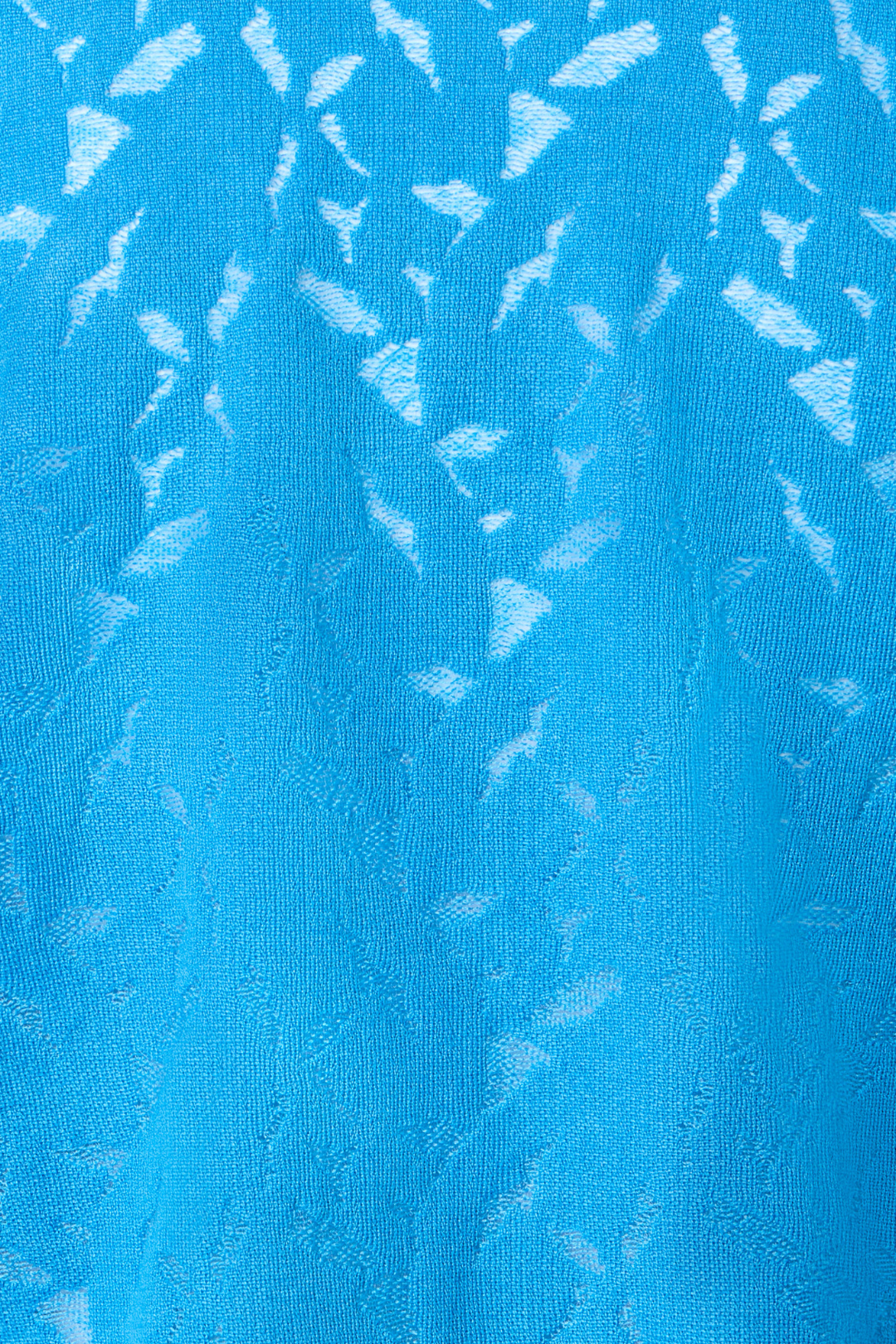 Wool Silk Intarsia Short Cardigan with V-Neck