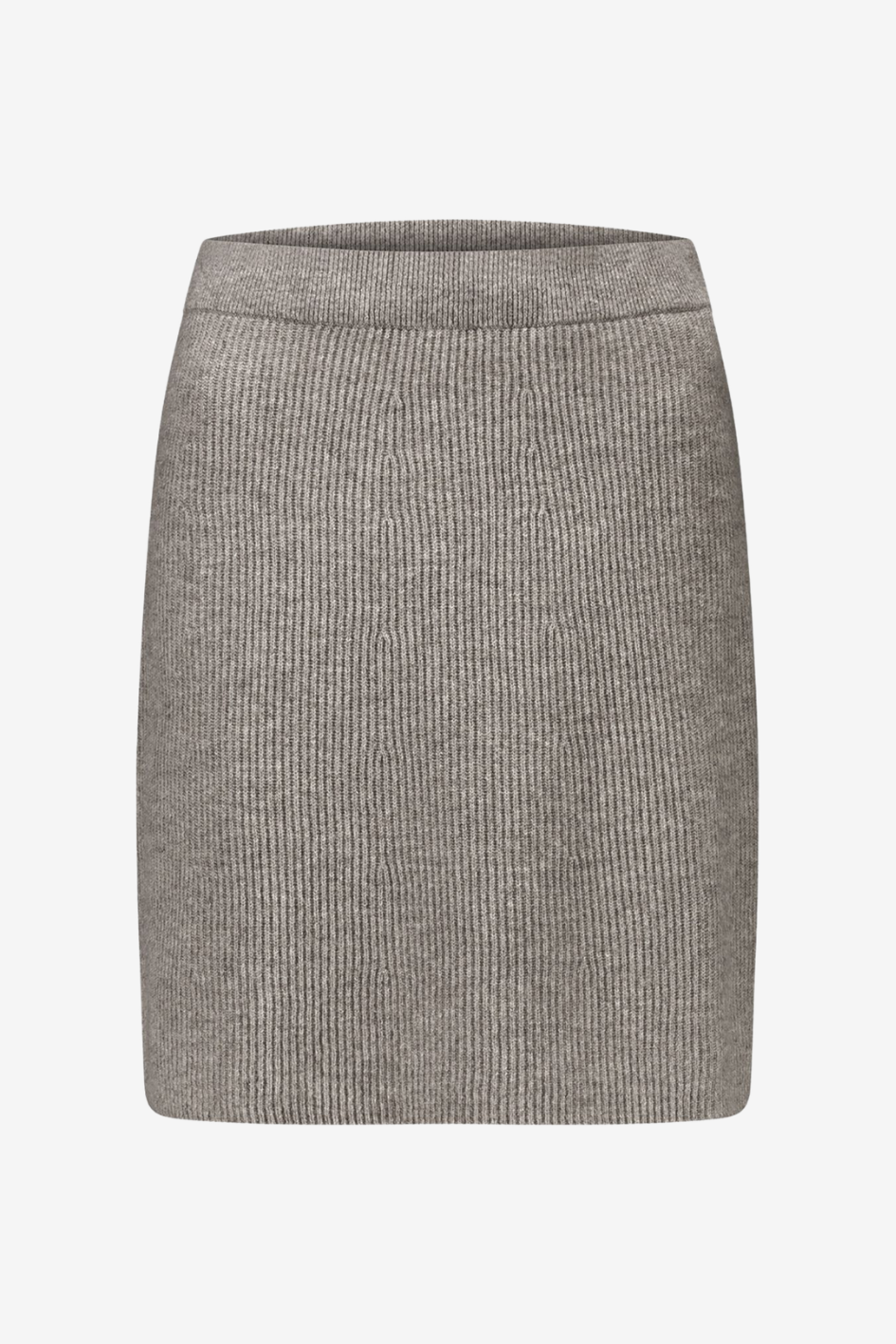 Ribbed Cashmere Mini Skirt