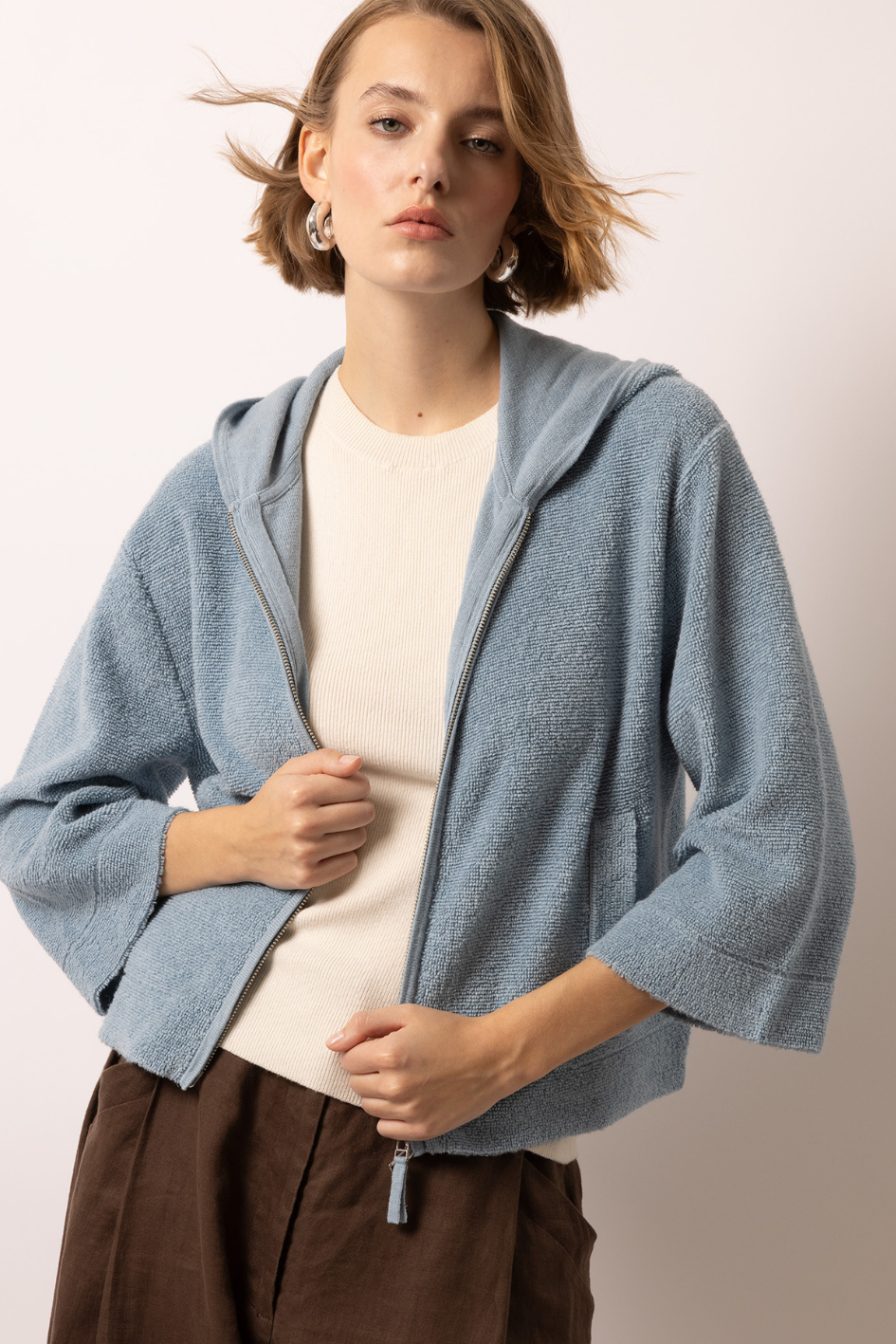 Hooded Zip-Up Jacket