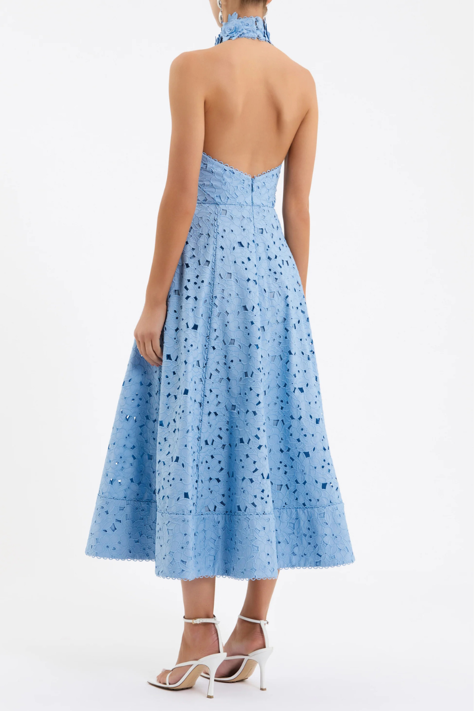 Nuvola Halter Midi Dress