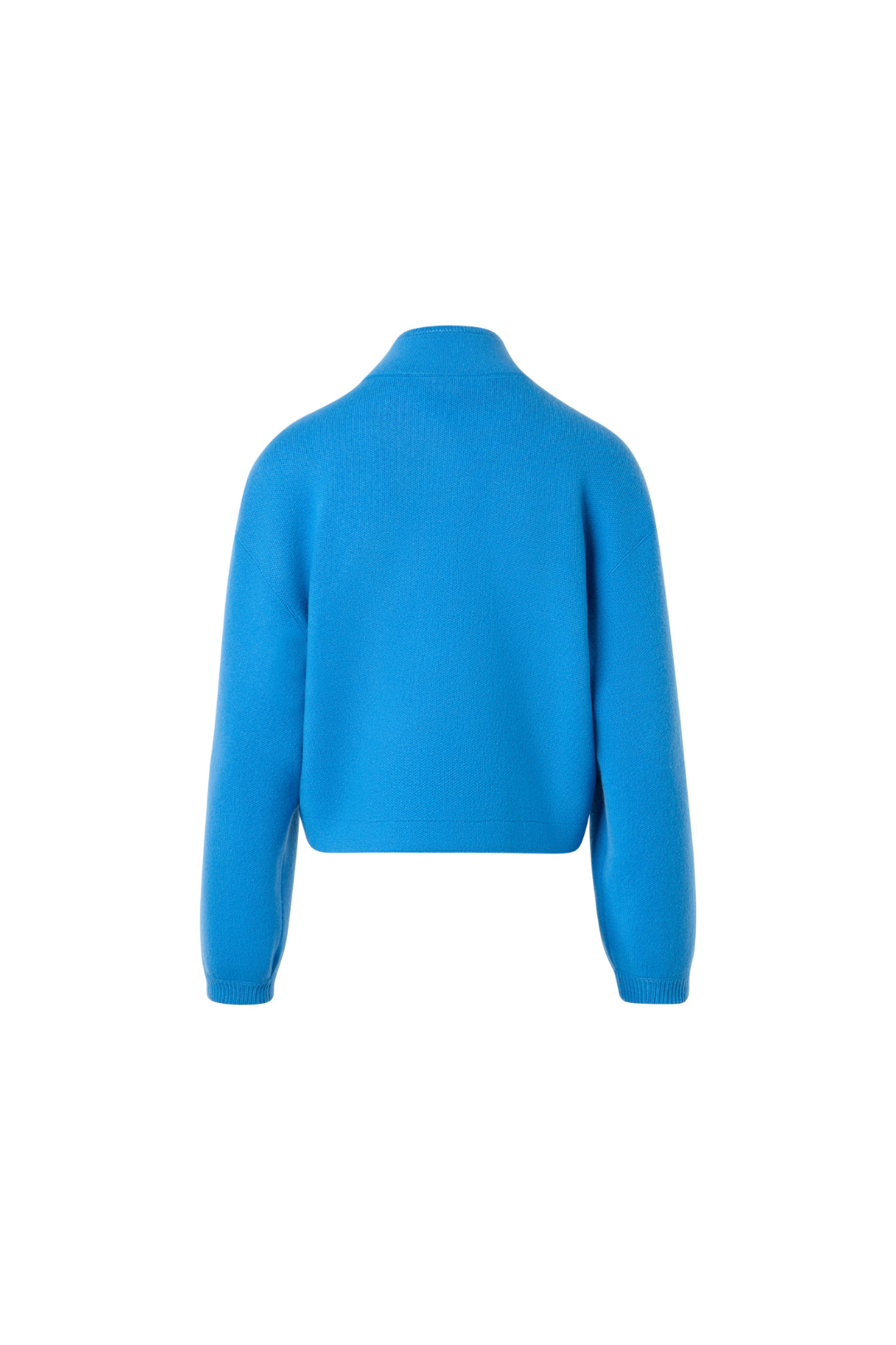 Cashmere Piqué Short Zip Cardigan