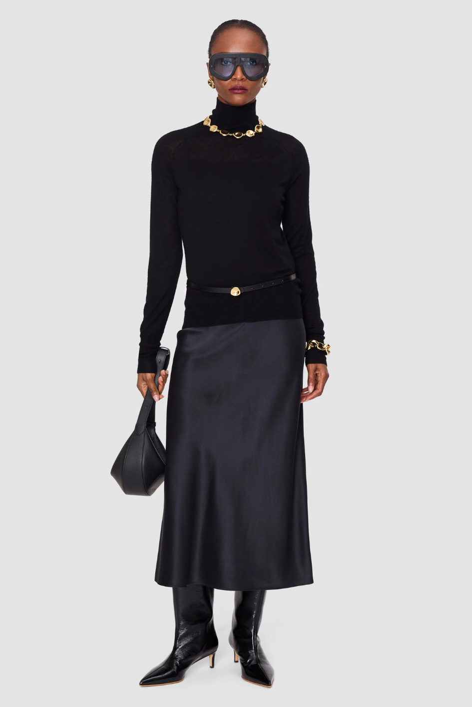 Yara Cashair High Neck Jumper