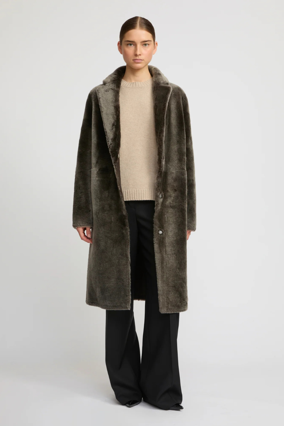 Reversible Merino-Shearling Coat