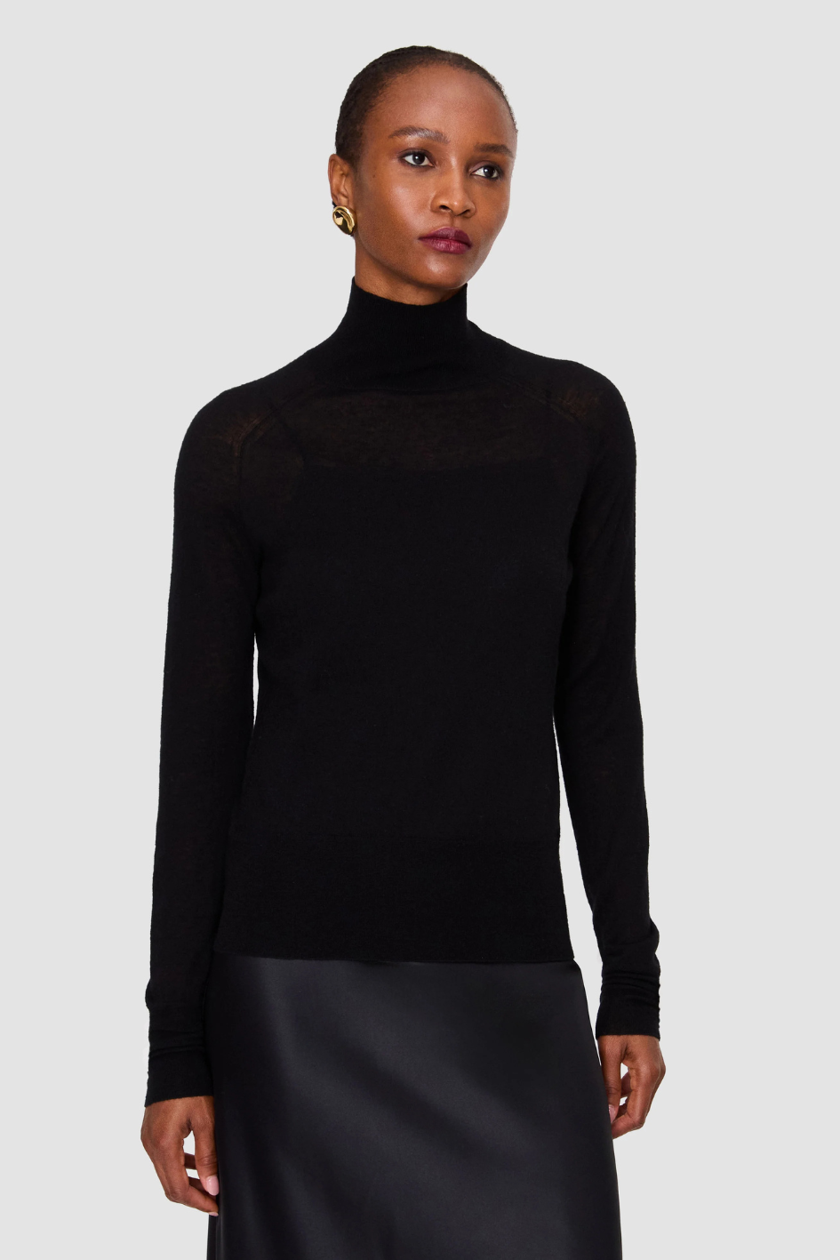 Yara Cashair High Neck Jumper