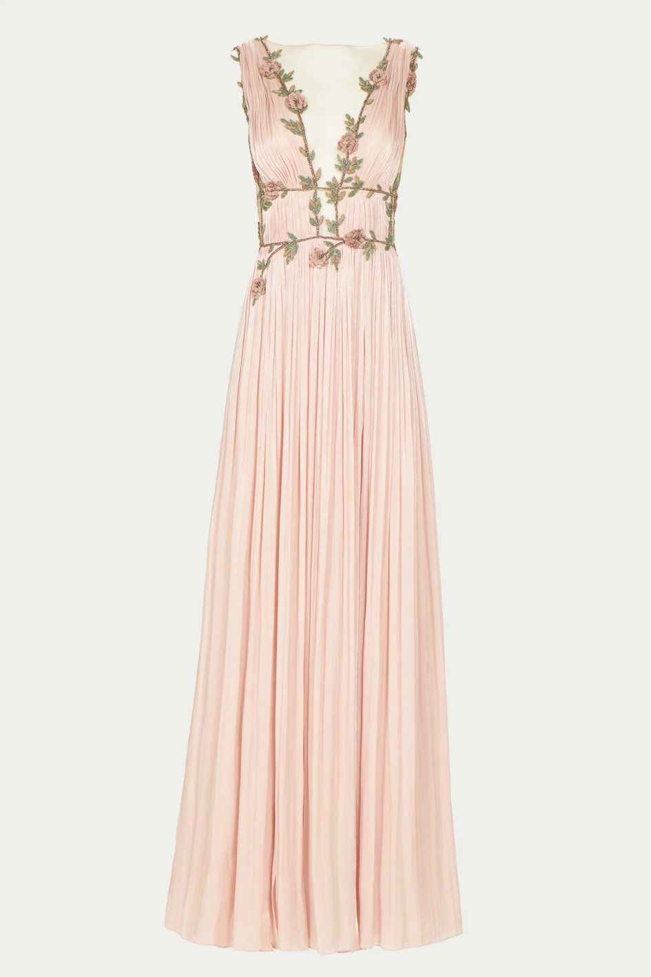 Nalina Lurex Georgette Draped Gown