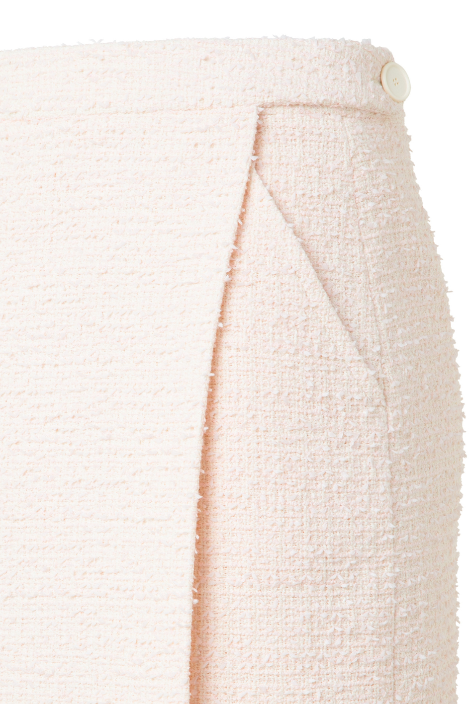 Short Skirt in Cotton-Blend Bouclé Tweed