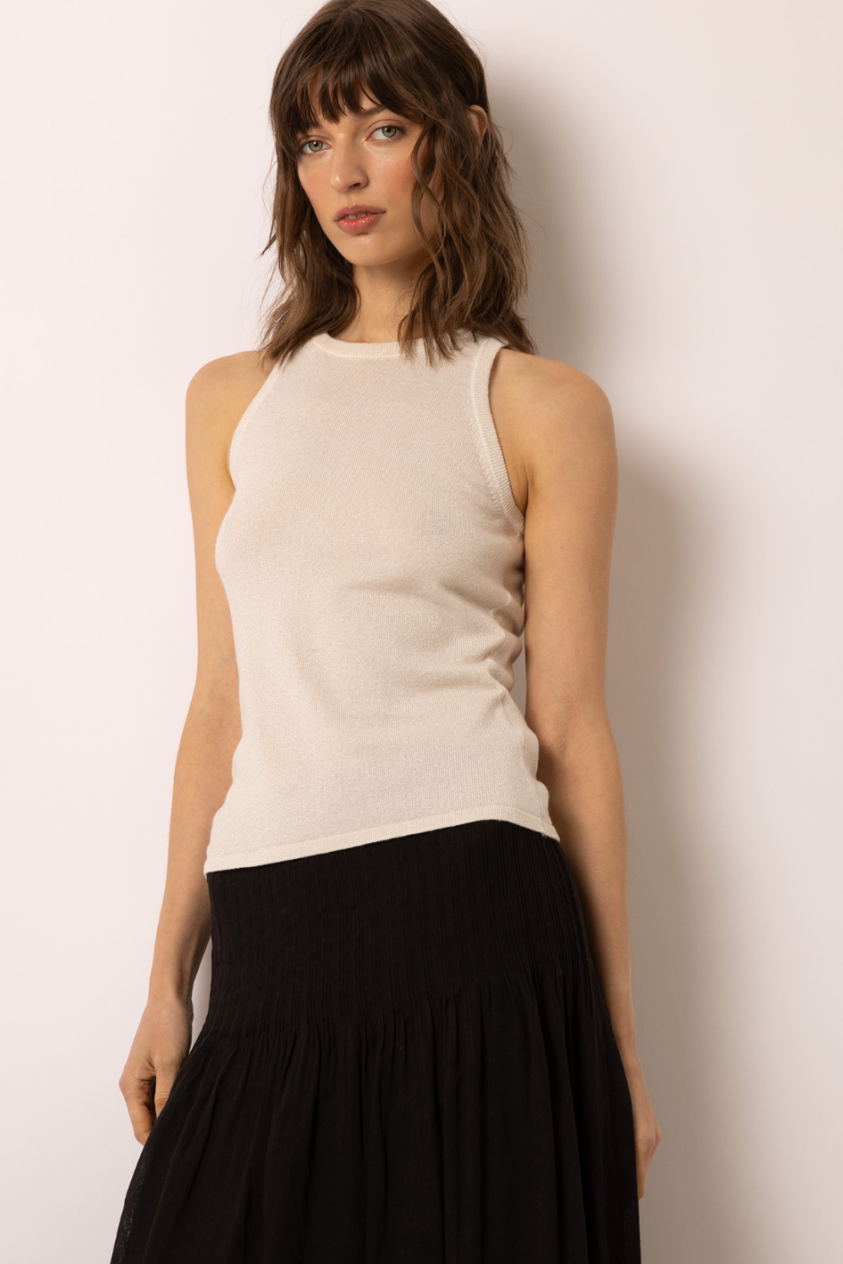 Sleeveless Knit Top
