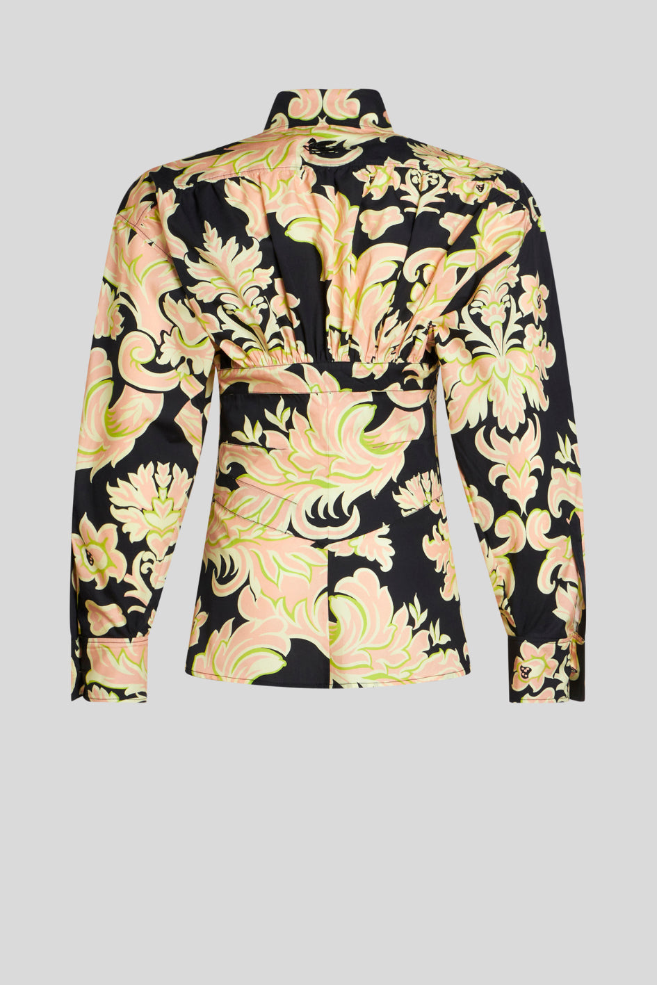 Tailored Blouse with Paisley Pattern