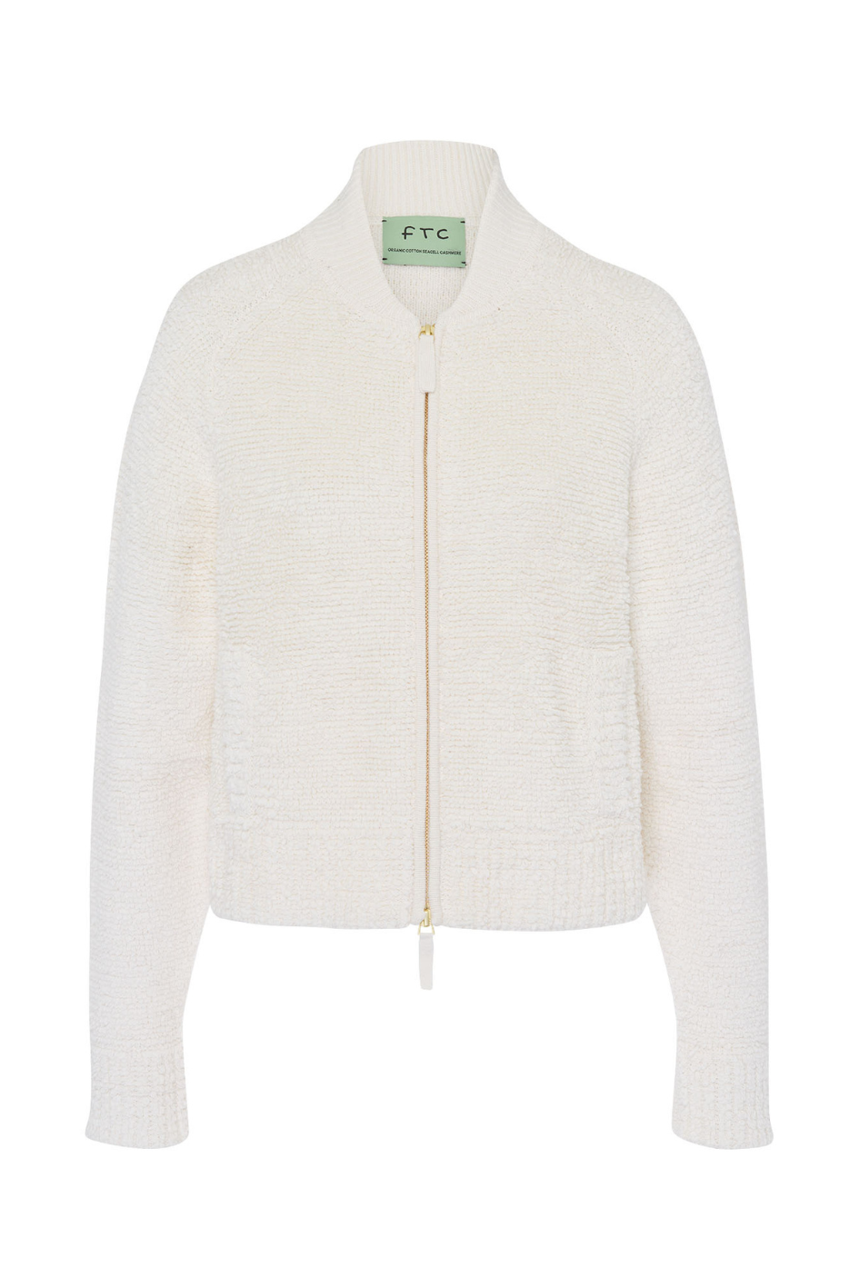 Teddy Knit Bomber Jacket