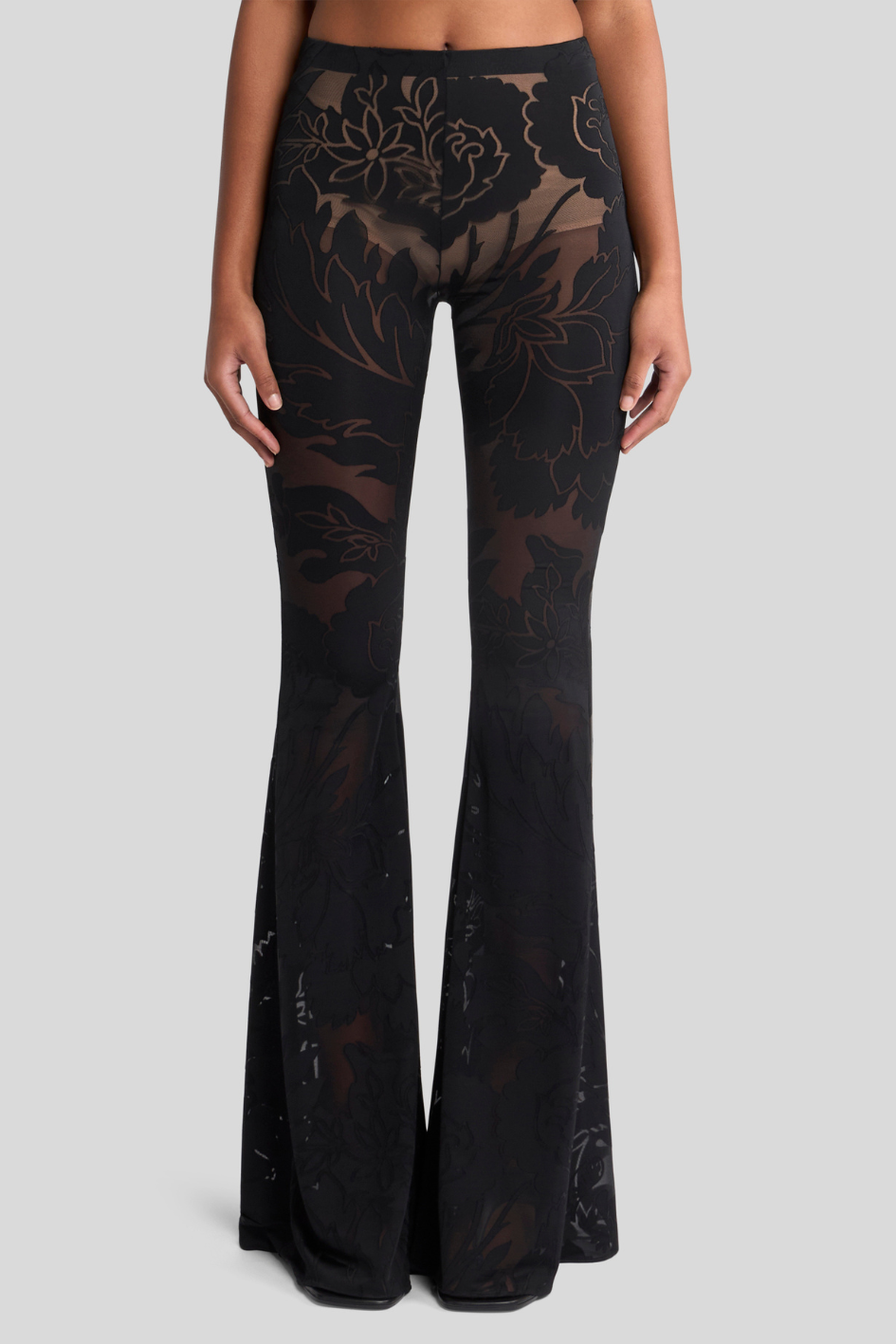 Black Flared Pants