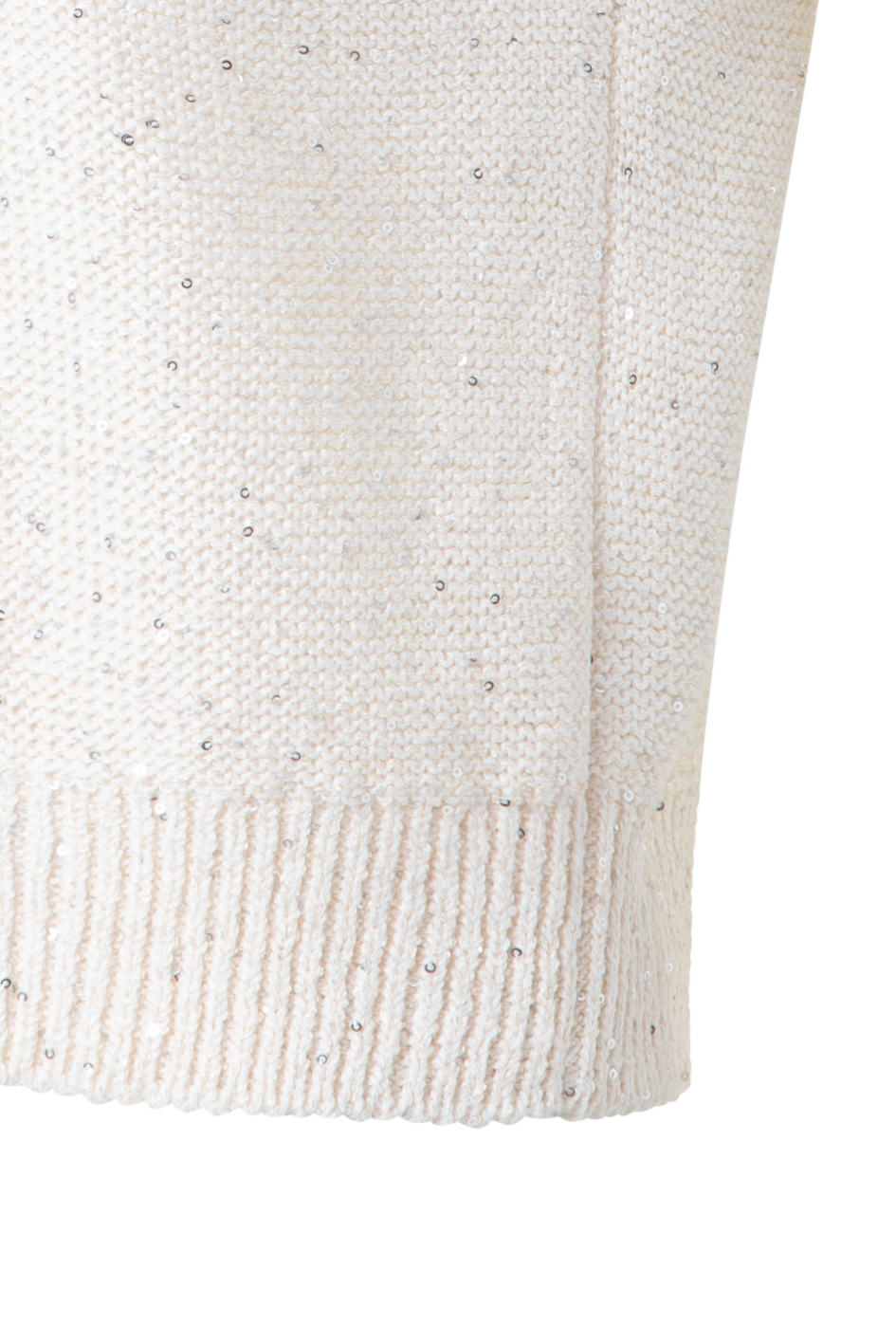 Sleeveless Linen-Cotton Knit Top