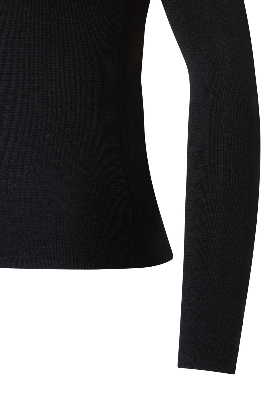 Modal Jersey Mock Neck Sweater