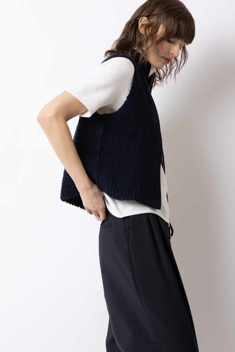 Teddy Knit Vest