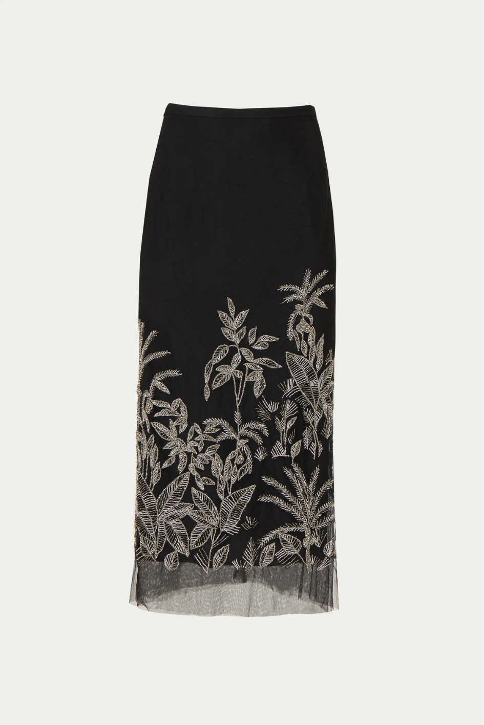 Leyla Tulle Embroidered Skirt