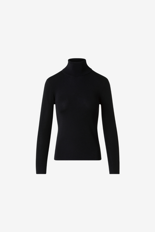 Modal Jersey Mock Neck Sweater