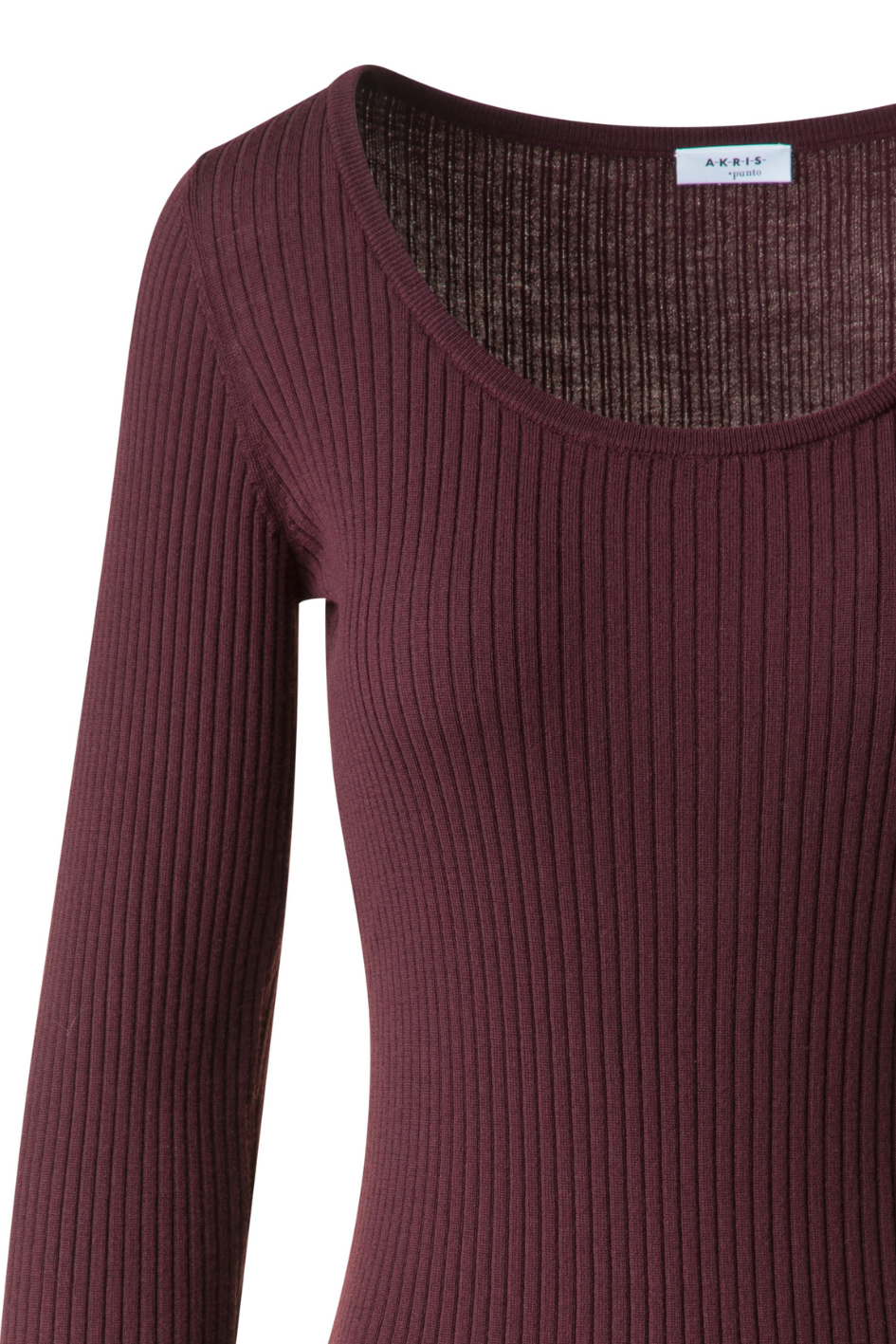 Knit Top in Twisted Cotton Rib