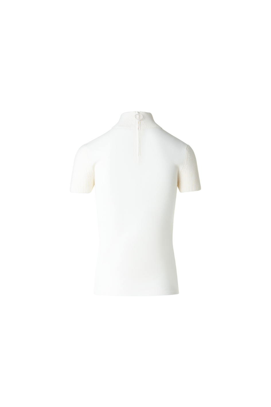 Virgin Wool Mock Neck Shirt