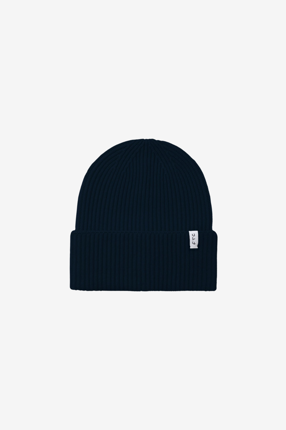 Beanie with wide turn-up