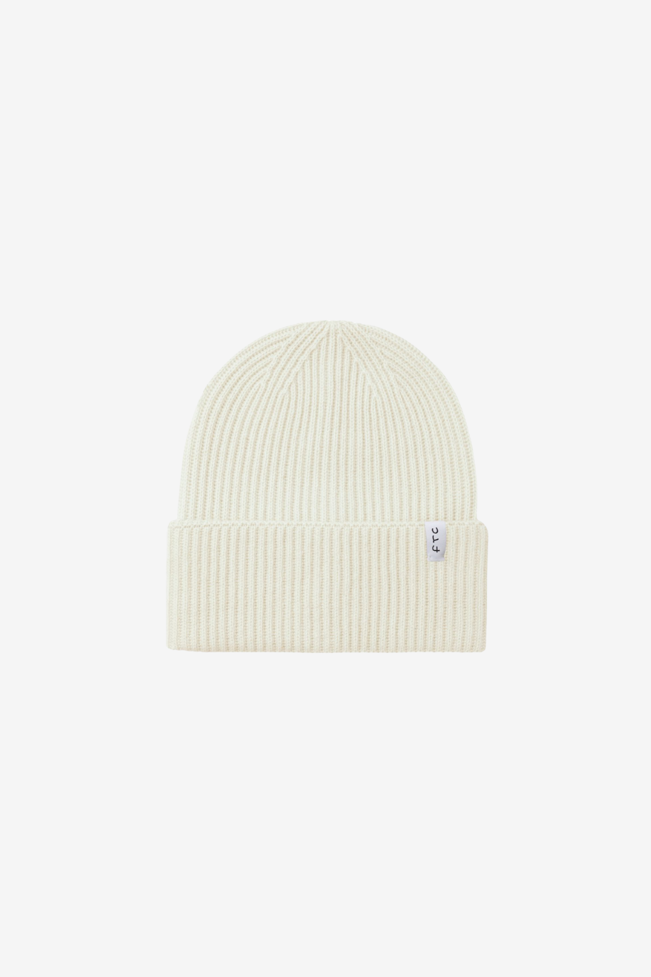 Beanie with wide turn-up