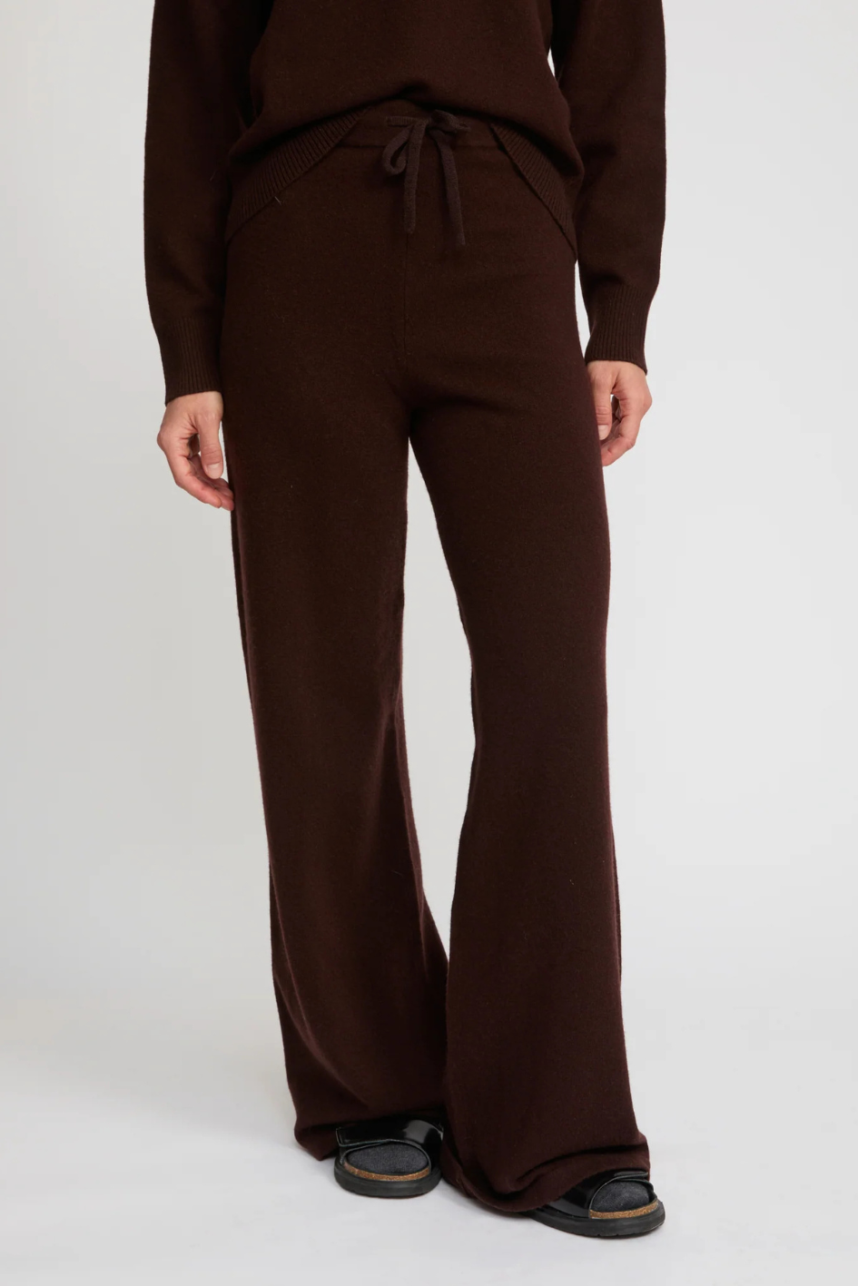 Wide Knit Merino Pants