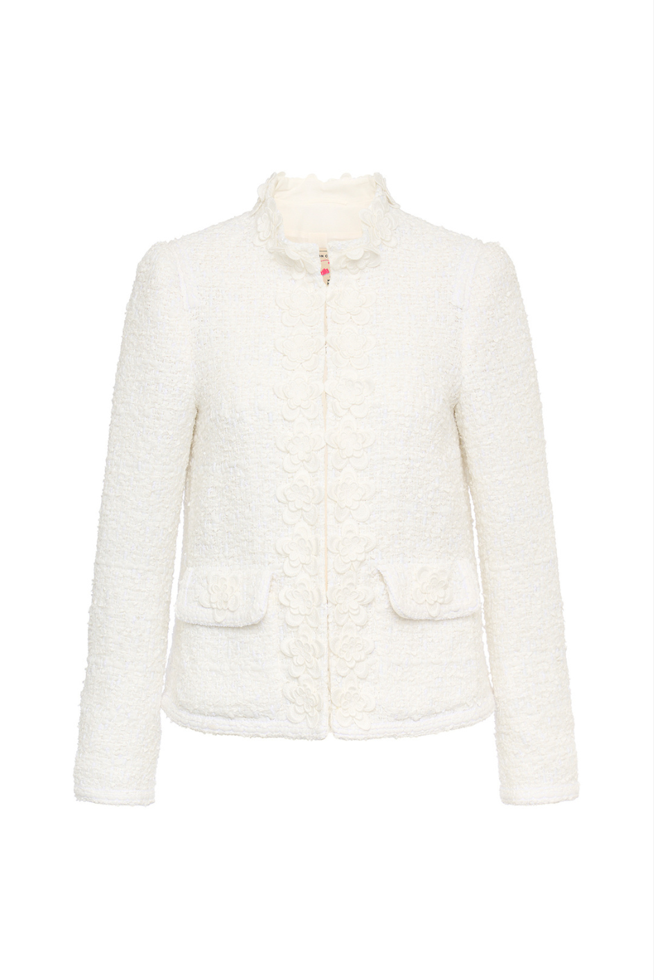 Jacket with Flower and Patch Pockets