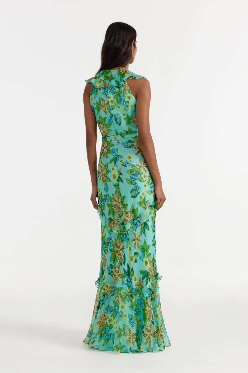 Rita Dress in Fiori Mint