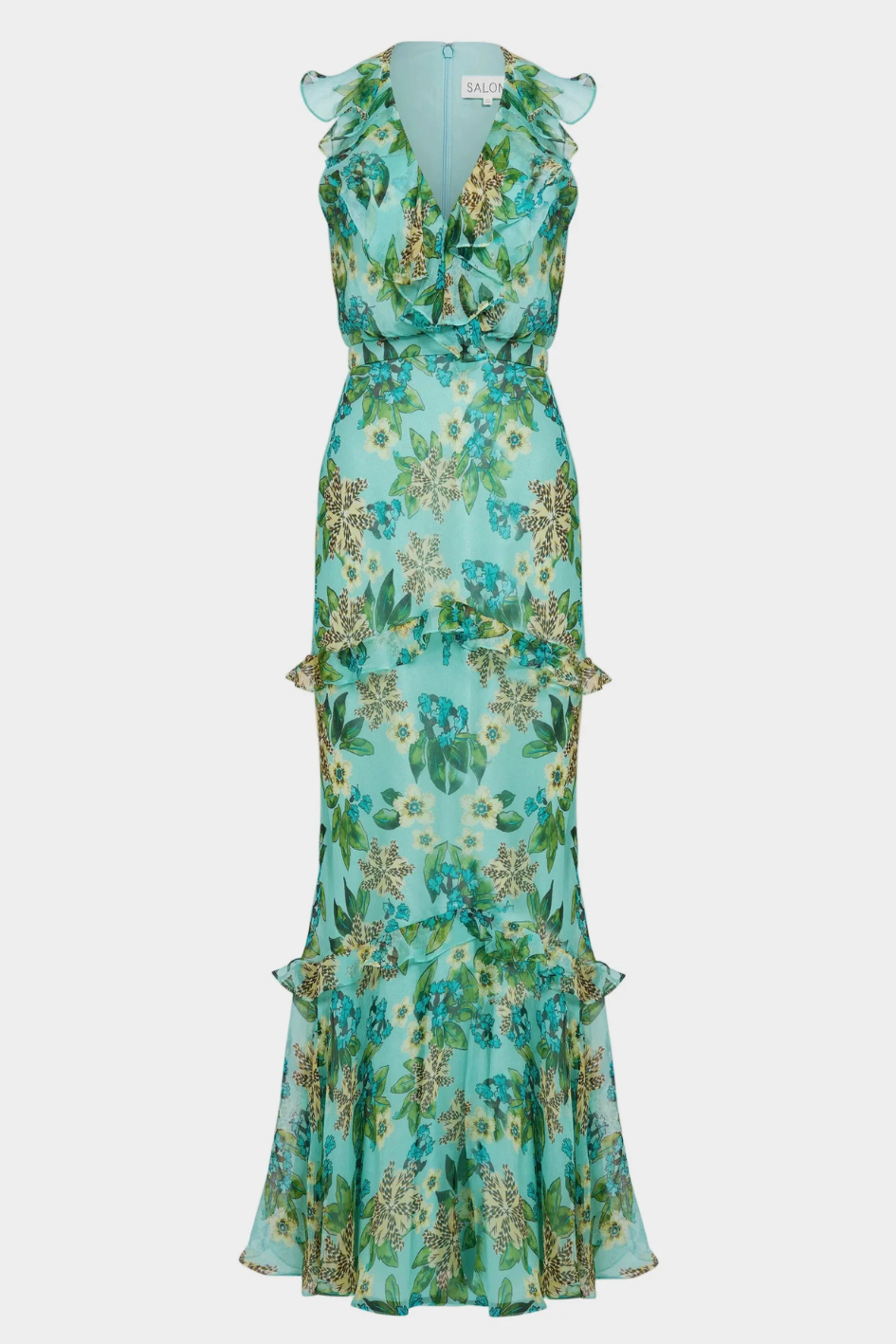 Rita Dress in Fiori Mint